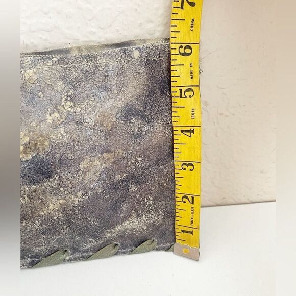 Rare Susan Riedweg Leather clutch Bag Made in USA Southwest - Picture 8 of 9